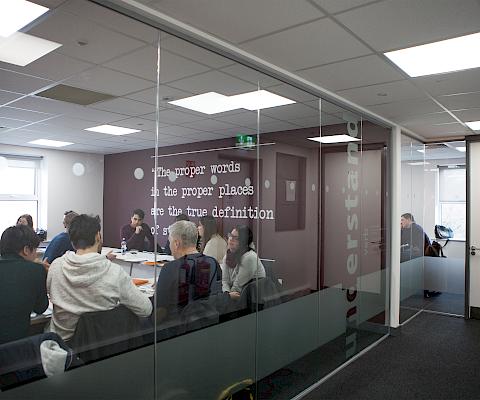 Salles de classe école d'anglais EC Dublin