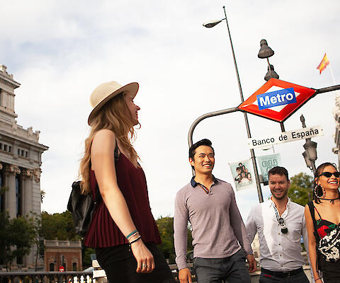 Étudiants à Madrid