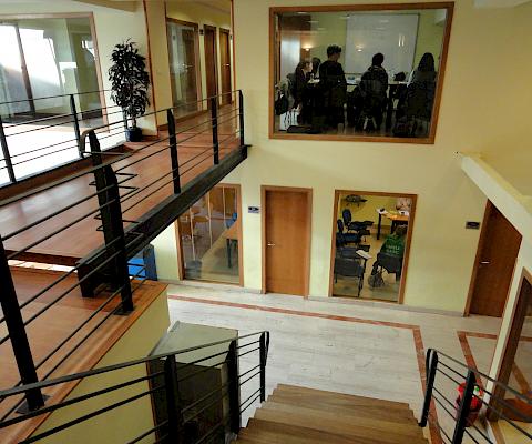 Salles de classe école d'espagnol Enforex Madrid