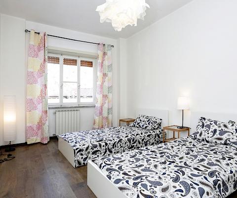 Chambre double appartement à partager Standard Plus Ecole d'italien Rome Dilit-IH